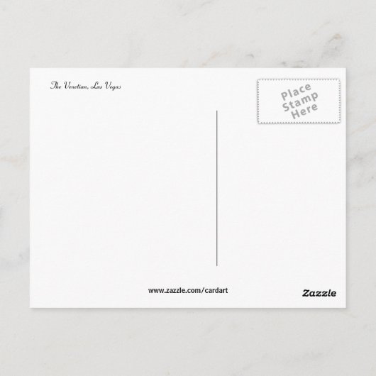 ベネチア ポストカード (裏面)