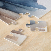 ベネチ絵を描アンマスクを着た水彩女性 ジグソーパズル (側面)