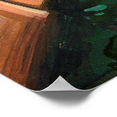 ベネチ絵を描アン運河の ポスター (角)