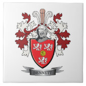 ベネットの家紋の紋章付き外衣 タイル (正面)