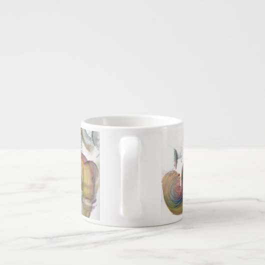 ベネットの渦巻き エスプレッソカップ (裏面)