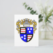 ベネットコートオブアームズ（マントル） ポストカード (スタンド正面)