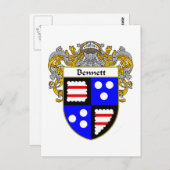 ベネットコートオブアームズ（マントル） ポストカード (正面/裏面)