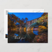 ベネットスプリングブリッジ・トワイライト感謝カード ポストカード (正面/裏面)