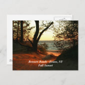 ベネットビーチ – エバンス，ニューヨーク ポストカード (正面/裏面)