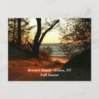 ベネットビーチ – エバンス，ニューヨーク ポストカード