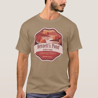 ベネットポンド州立公園 フェアフィールド郡 コネチカット州 Tシャツ