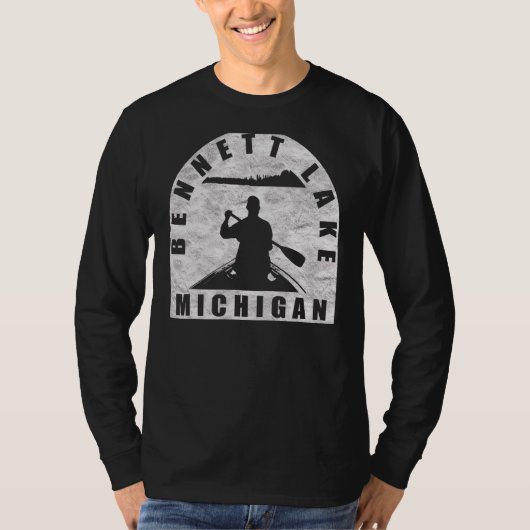 ベネットレイクカノウイングミシガン Tシャツ (正面)