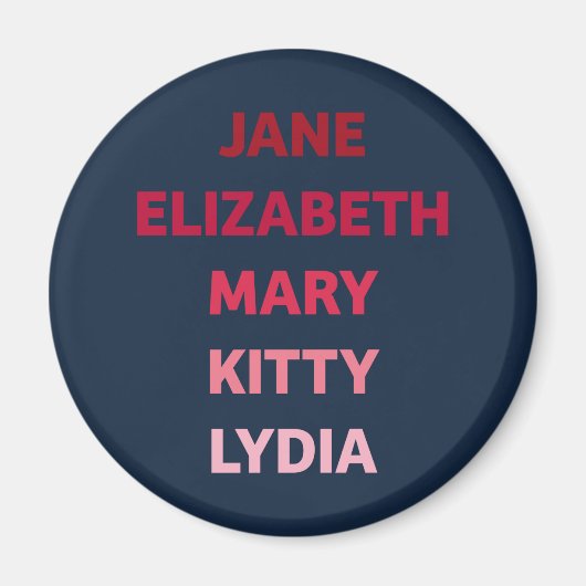 ベネット姉妹 マグネット (正面)