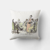 ベネット家、ジェーン·オーステン·プライドと偏見 クッション (裏面)