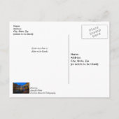 ベネット春ブリッジ考えるトワイライトUはがき ポストカード (裏面)