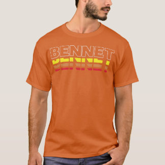 ベネット ファーストネーム 楽しい ビンテージ 日没 ベネット フリー Tシャツ