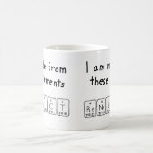 ベネディクトの期別表名mug コーヒーマグカップ (中央)