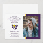 ベネディクト大学卒業式 案内状 (正面/裏面)