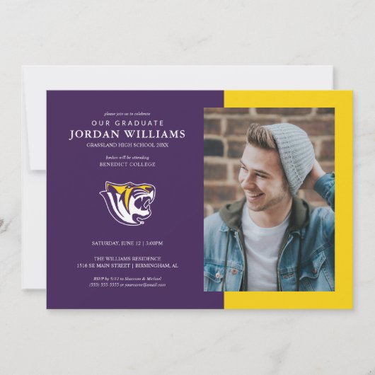 ベネディクト大学卒業式 案内状 (正面)