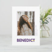 ベネディクト大学卒業式 案内状 (スタンド正面)