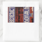 ベネディクト・ドナルド・ステッカー(4セット) 長方形シール (バッグ)