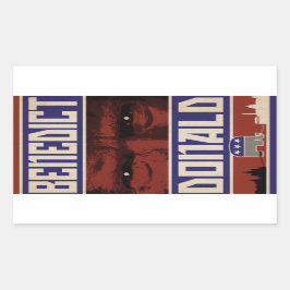 ベネディクト・ドナルド・ステッカー（4セット） 長方形シール