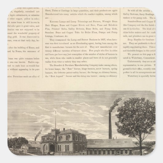 ベネディクト・バーナム製造会社 スクエアシール (正面)