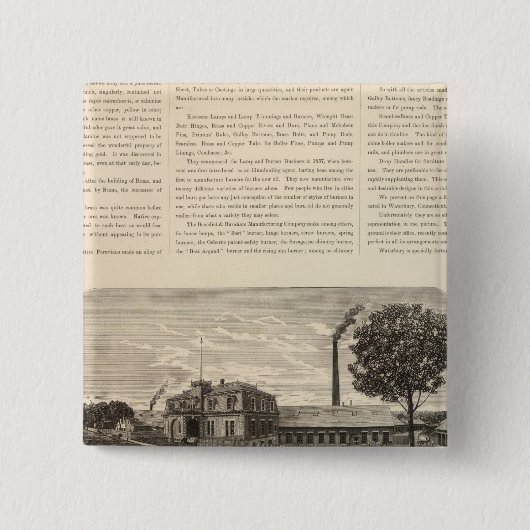 ベネディクト·バーナム製造会社 缶バッジ (正面)