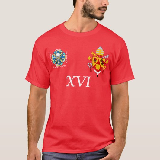 ベネディクトXVIのサッカーjersey Tシャツ (正面)