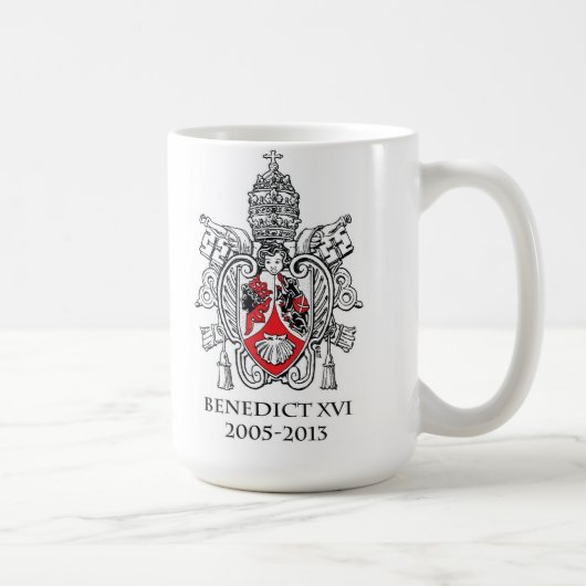 ベネディクトXVIのマグ コーヒーマグカップ (右)