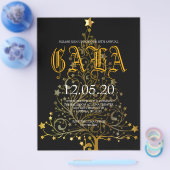 ベネフィットガラ新年パーティーフライヤー チラシ (シングル)