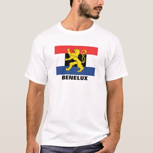 ベネルクス国旗 Tシャツ (正面)