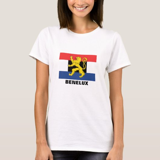 ベネルクス旗 Tシャツ (正面)