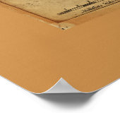 ベネルクス・ユニオンの地図Leo Belgicus (1611) ポスター (角)