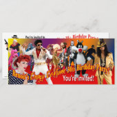 ベノイトは30歳の誕生日の衣装パーティー 招待状 (正面/裏面)