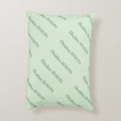 ベパーソナライズされたビー名伊達枕 アクセントクッション (裏面(縦))