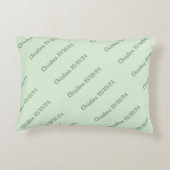 ベパーソナライズされたビー名伊達枕 アクセントクッション (裏面)