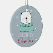 ベパーソナライズされたーモダンアシンプルー セラミックオーナメント (右)