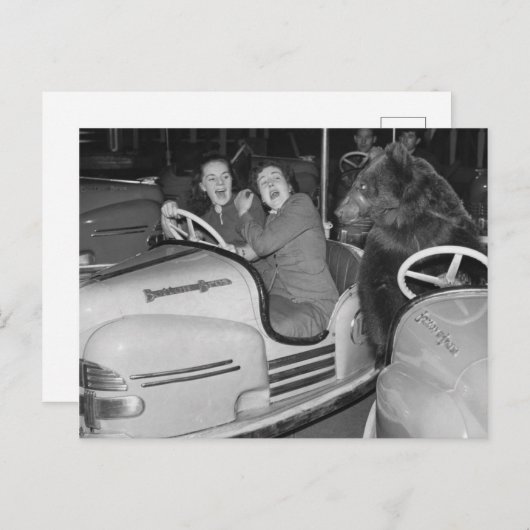 ベビクトリアンー風変わりマ乗用車 ポストカード (正面/裏面)