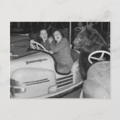 ベビクトリアンー風変わりマ乗用車 ポストカード (正面)