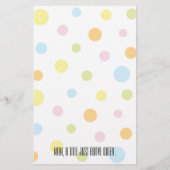 ベビシャワビンゴビーチボールフライヤー チラシ (裏面)