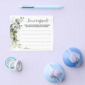 ベビシャワーカード用の緑化タイムカプセルアドバイス チラシ (シングル)