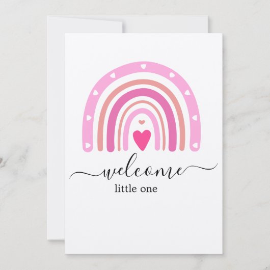 ベビシャワーカード – 印刷可能 – インスタントダウンロード 招待状 (正面)