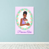 ベビシャワーキャンバス印刷 キャンバスプリント (インサイチュ (ウッドフロア))