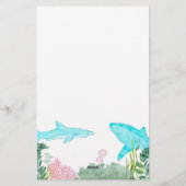 ベビシャワーゲームカードベビー名競走 便箋 (裏面)