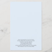 ベビシャワーゲームビンゴBOHOベビシャワーブルー チラシ (裏面)