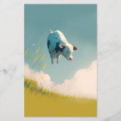 ベビシャワーゲームベビービンゴパーティー牛 (裏面)