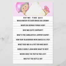 ベビシャワーゲーム及び子育てアドバイス