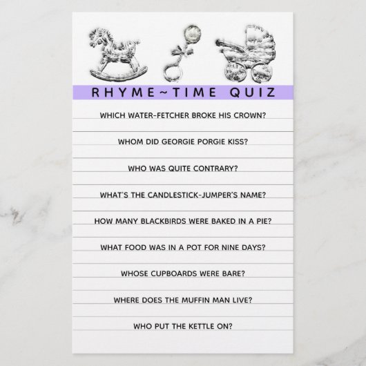 ベビシャワーゲーム子育てアドバイスチラシ チラシ (正面)