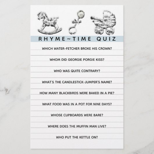 ベビシャワーゲーム子育てアドバイスチラシ チラシ (正面)