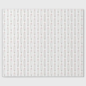 ベビシャワーピンクおむつピンラッピング紙 ラッピングペーパー (フラット)