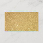 ベビシャワーピンク金ゴールドグリッターレジストリの挿入 エンクロージャーカード (裏面)