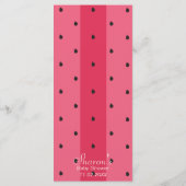 ベビシャワーメニュー「アンブレラピクニック」 メニュー (裏面)