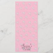 ベビシャワーメニュー「ピンクドルフィン」 メニュー (裏面)